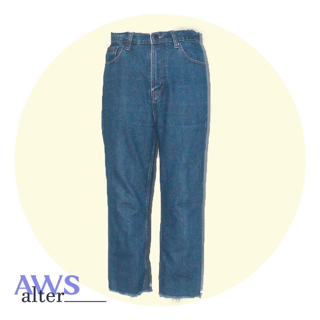 MKY Clothing Plain Boyfriend Jeans -